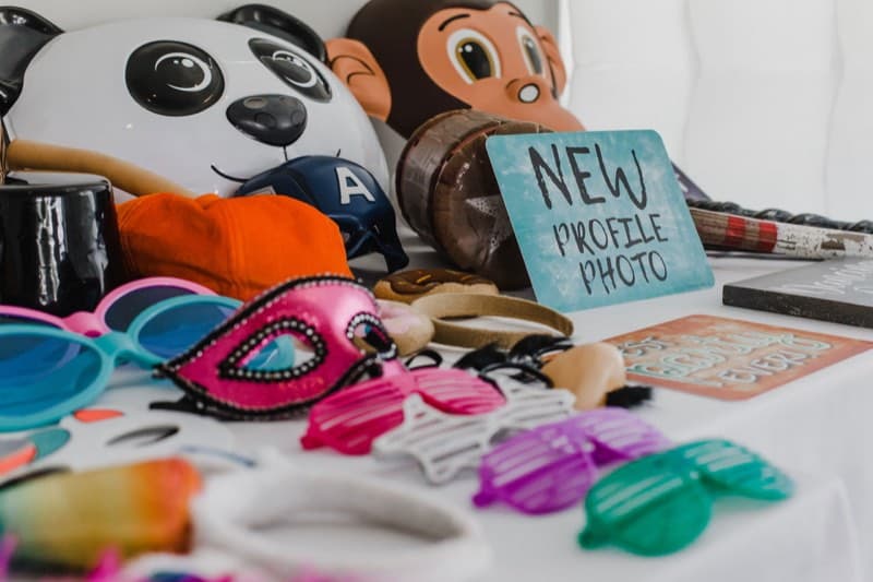 Accessori e gadget pro del photo booth Pro Selfie